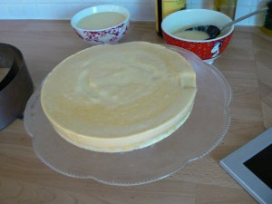 Bavarois aux fruits jaunes