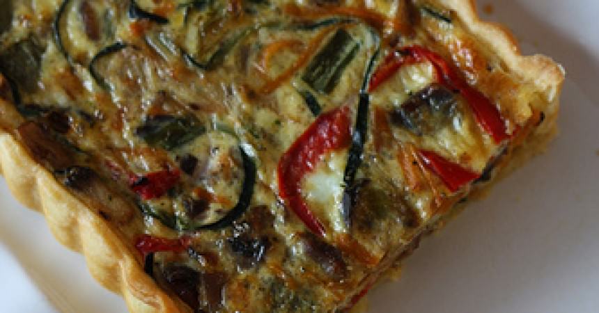Tarte à la julienne de légumes Tarte à la julienne de légumes