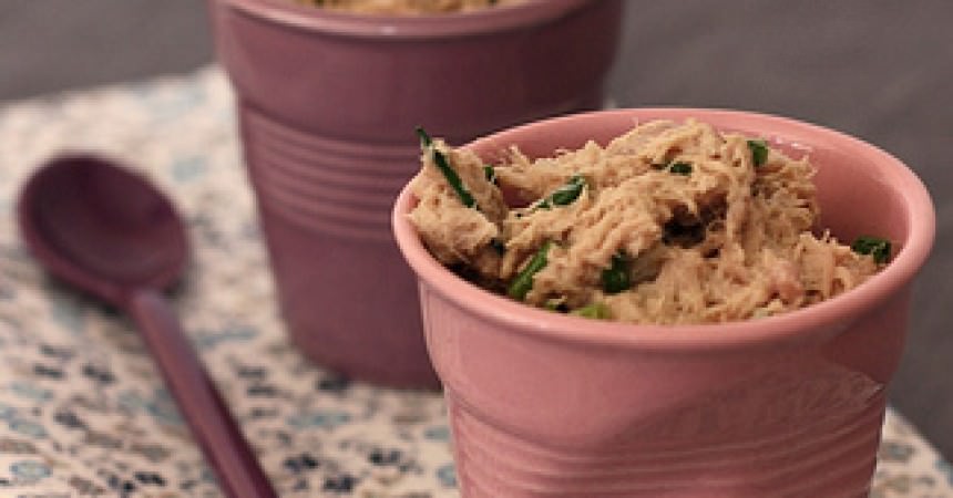 Rillettes de thon à la ciboulette Rillettes de thon à la ciboulette