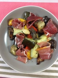Salade tiède de légumes grillés Salade tiède de légumes grillés