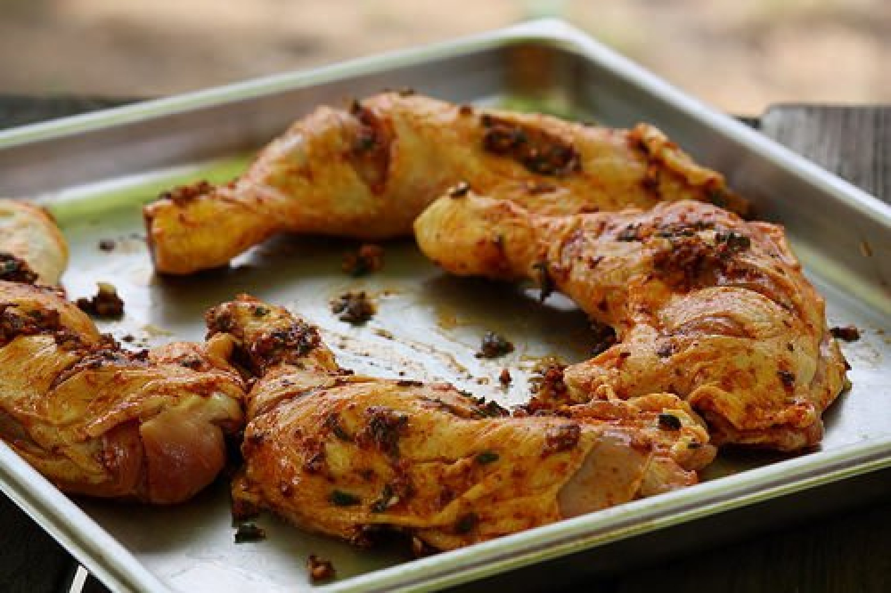 Poulet mariné à la plancha : Recette de Poulet mariné à la plancha  