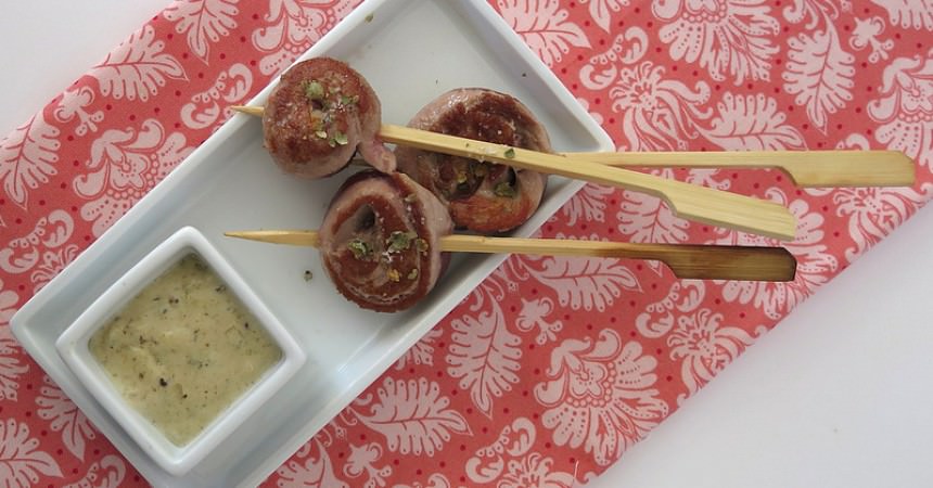 Sucettes de canard, sauce au poivre vert Sucettes de canard, sauce au poivre vert