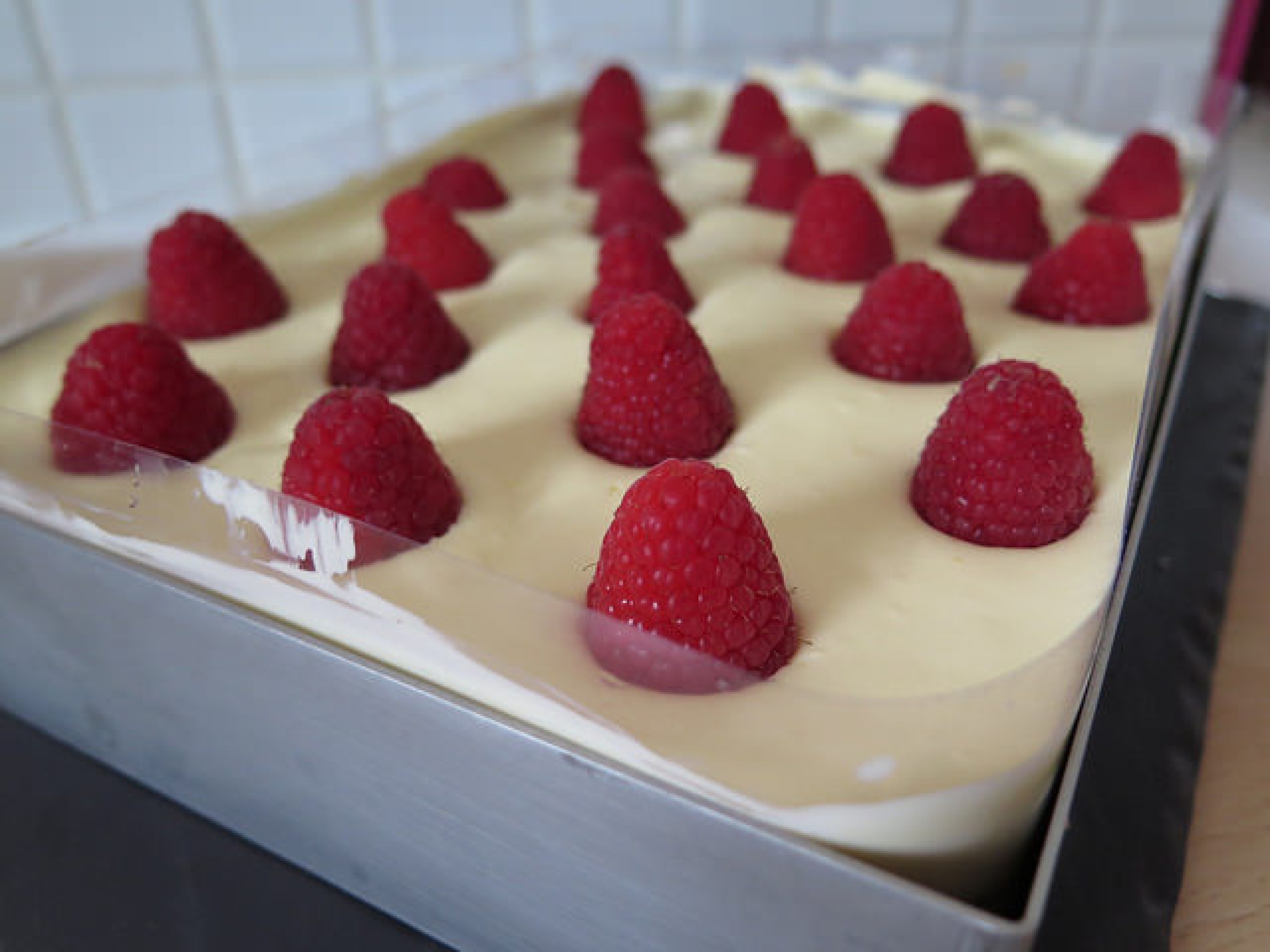 recette d'un tiramisu citron framboise