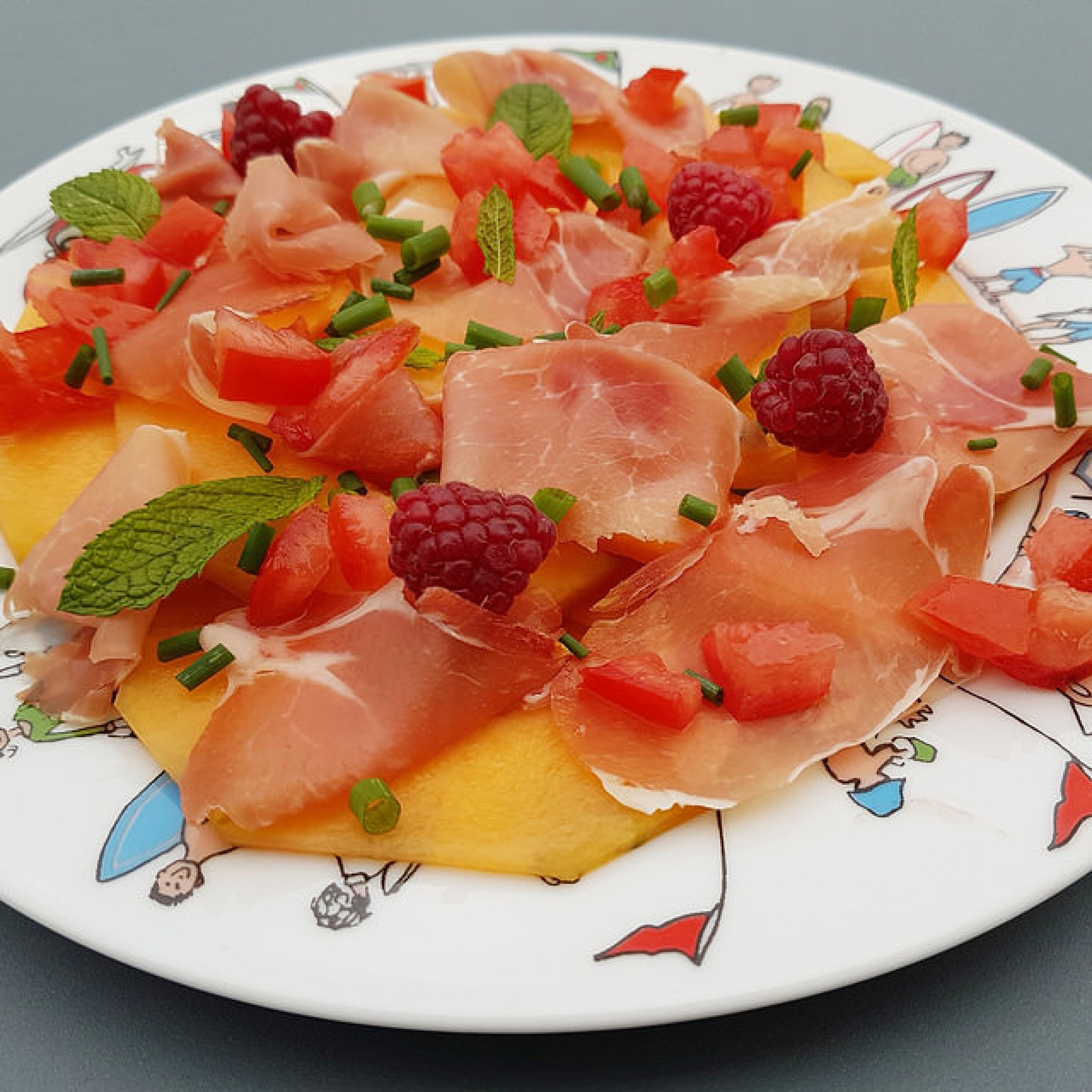 Duo de melon & jambon, aussi beau que bon Ma p'tite cuisine