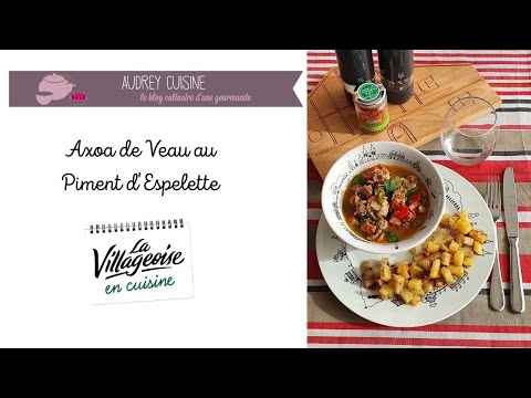 La recette de l'Axoa de Veau au Piment d'Espelette