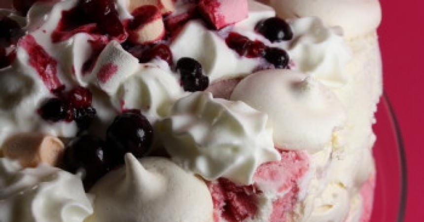Vacherin vanille & framboise Vacherin vanille & framboise