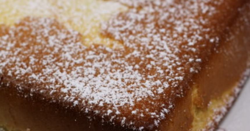 Gâteau moelleux citron & purée d’amandes Gâteau moelleux citron & purée d’amandes