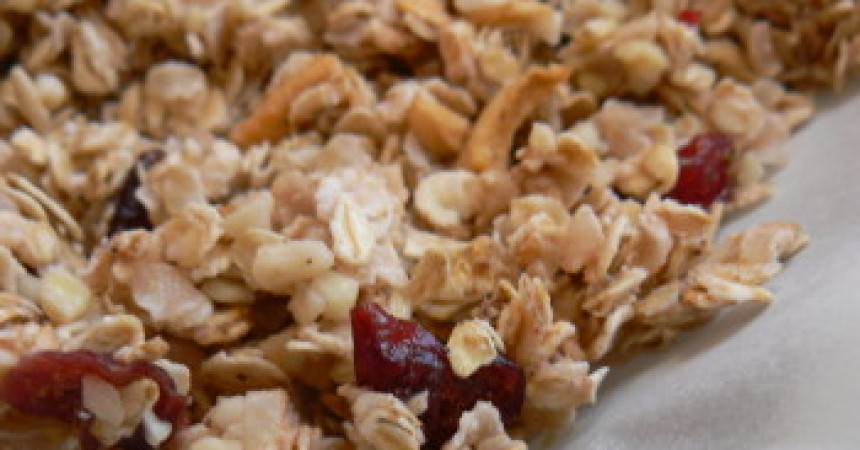 Muesli croustillant pomme & fruits rouges Muesli croustillant pomme & fruits rouges