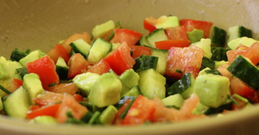 Salsa de tomates & avocat Salsa de tomates & avocat