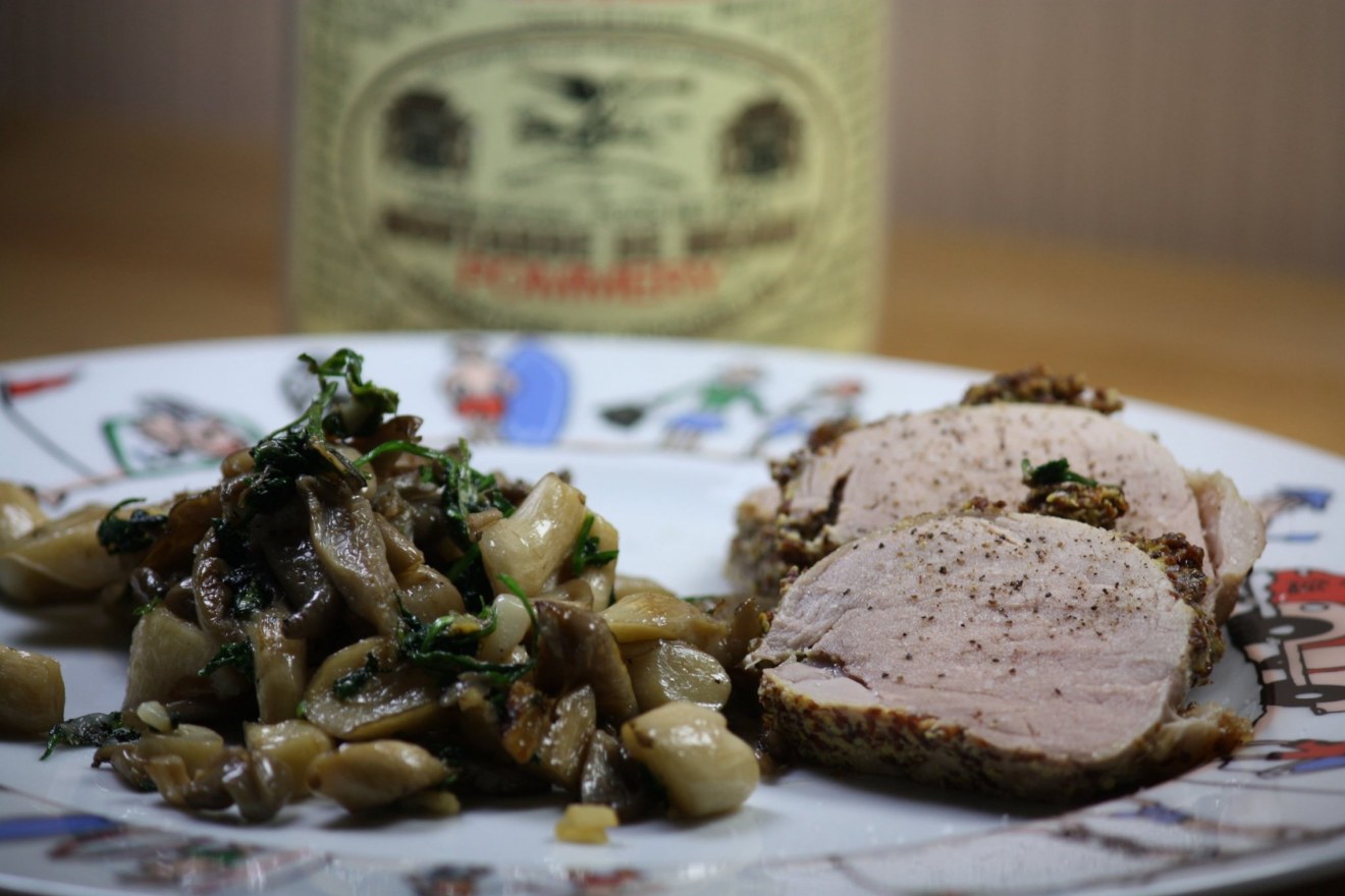 Filet mignon à la moutarde, cuisson basse température | Audrey Cuisine