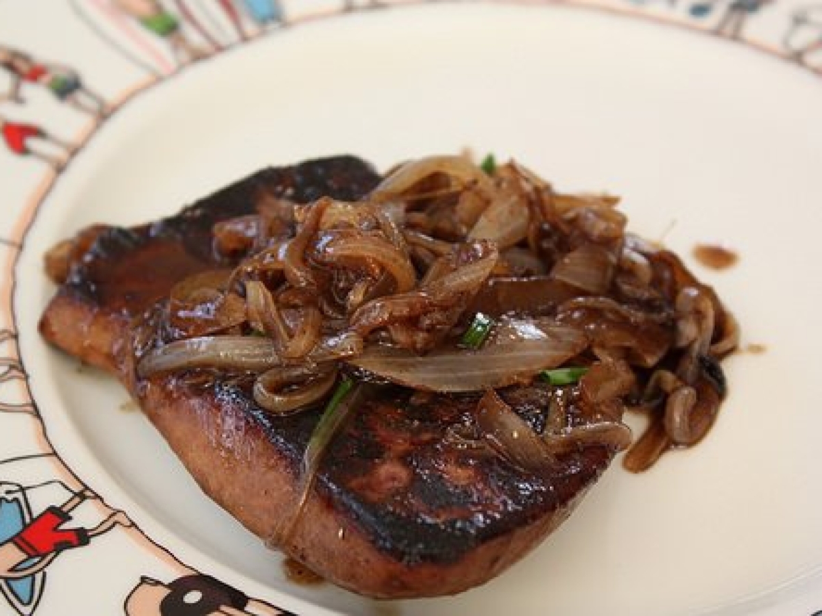 Recette Du Foie De Veau A La Venitienne Audrey Cuisine
