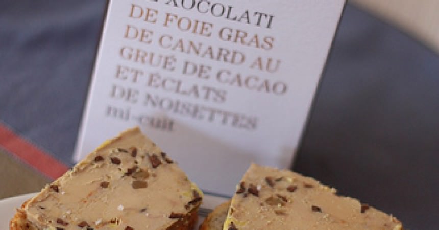 C’est nouveau et c’est bon : Foie gras de canard au chocolat C’est nouveau et c’est bon : Foie gras de canard au chocolat