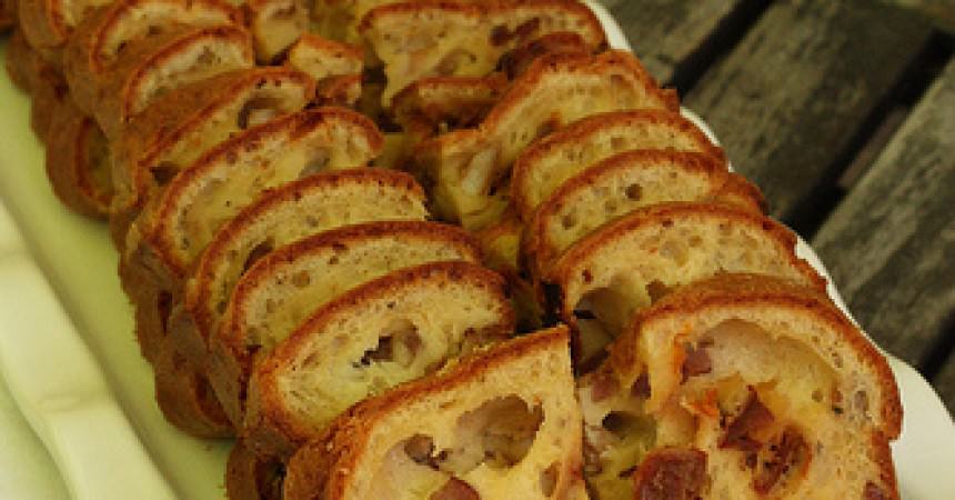 Cake lardons tomates séchées Cake lardons tomates séchées