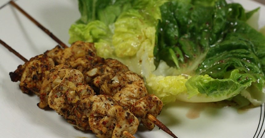 Poulet chich Taouk, une recette Libanaise de brochettes de poulet Poulet chich Taouk, une recette Libanaise de brochettes de poulet