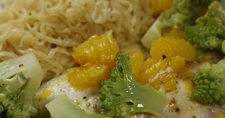Daurade aux agrumes et au chou Romanesco, et tartelettes ananas frangipane avec HelloFresh Daurade aux agrumes et au chou Romanesco, et tartelettes ananas frangipane avec HelloFresh