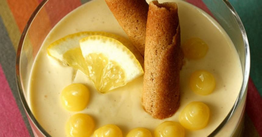 Mousse de mascarpone au citron, façon tiramisu Mousse de mascarpone au citron, façon tiramisu