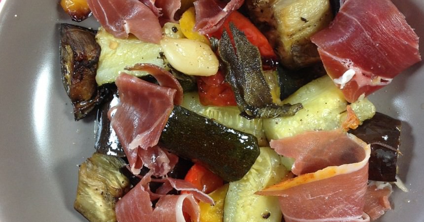 Salade tiède de légumes grillés Salade tiède de légumes grillés