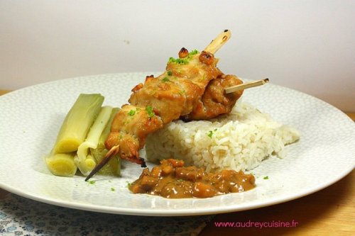 satay poulet