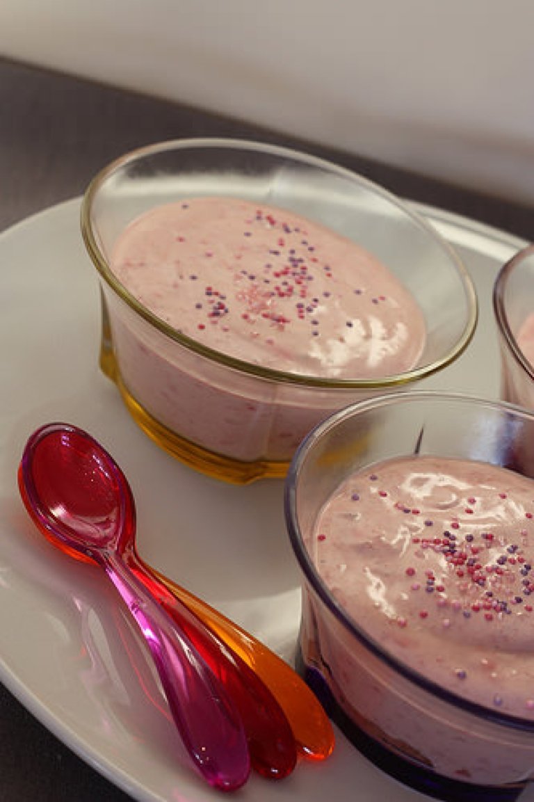 mousse framboise