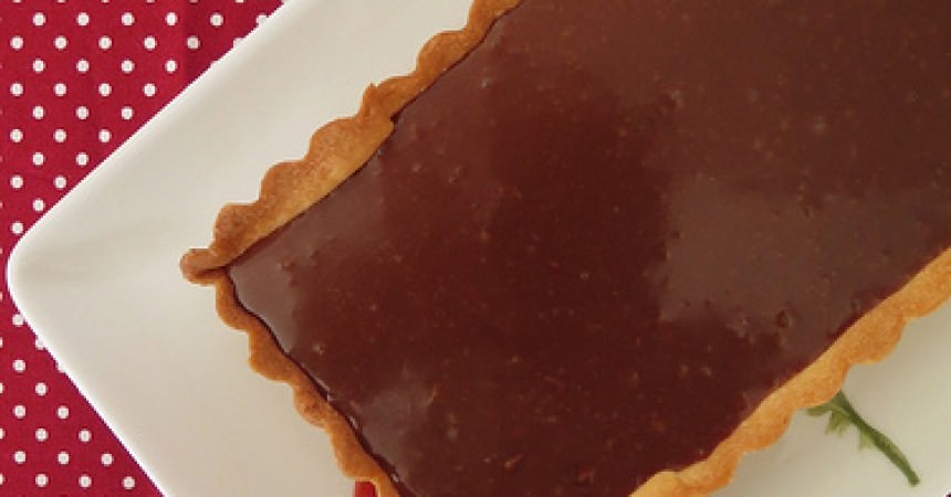 Tarte au chocolat au caramel Tarte au chocolat au caramel