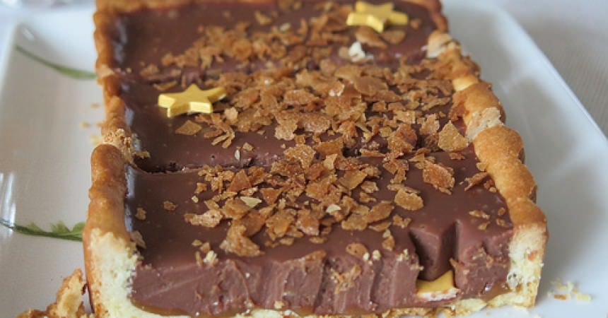 Tarte chocolat & caramel au beurre salé Tarte chocolat & caramel au beurre salé