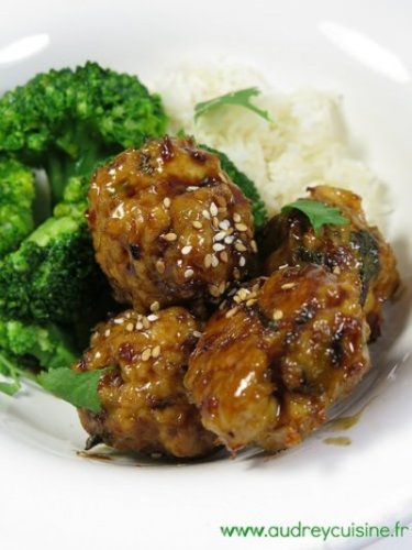 sticky meat balls