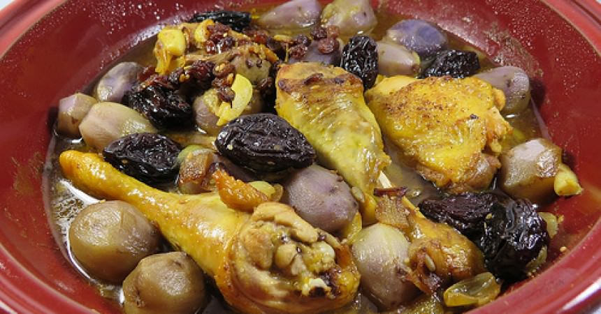 Tajine de poulet aux pommes de terre Tajine de poulet aux pommes de terre