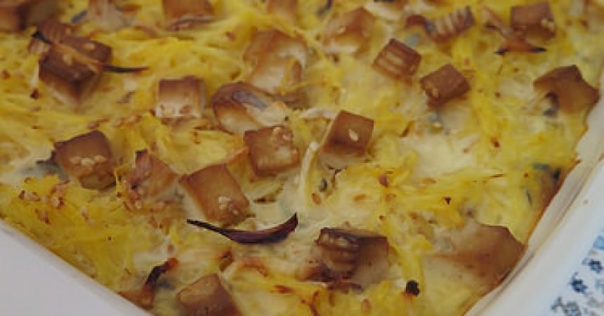 Les légumes de l’Amap j’en fais quoi ? Un gratin de courge spaghetti Les légumes de l’Amap j’en fais quoi ? Un gratin de courge spaghetti