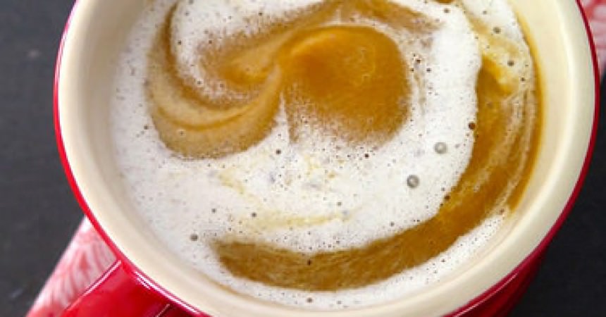 Cappuccino de potiron à la truffe Cappuccino de potiron à la truffe