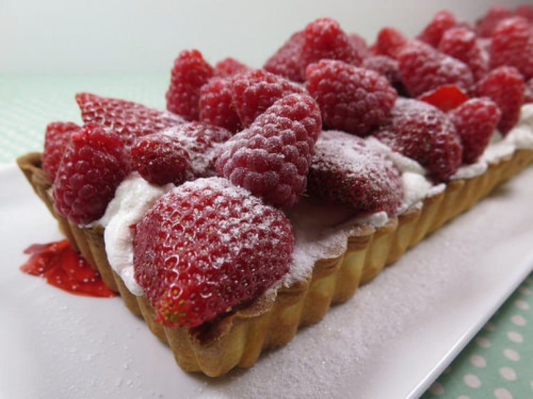 tarte aux fraises