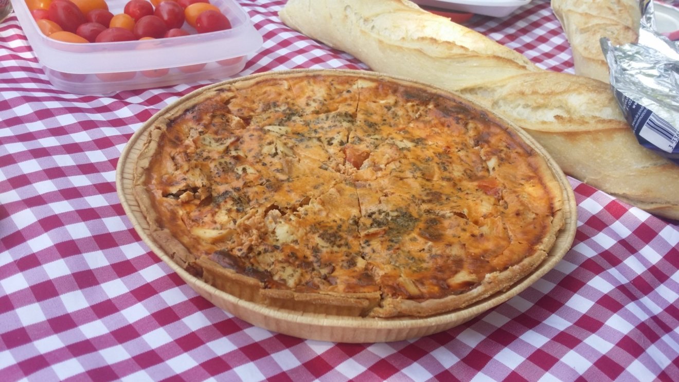 Tarte thon & ratatouille Audrey Cuisine