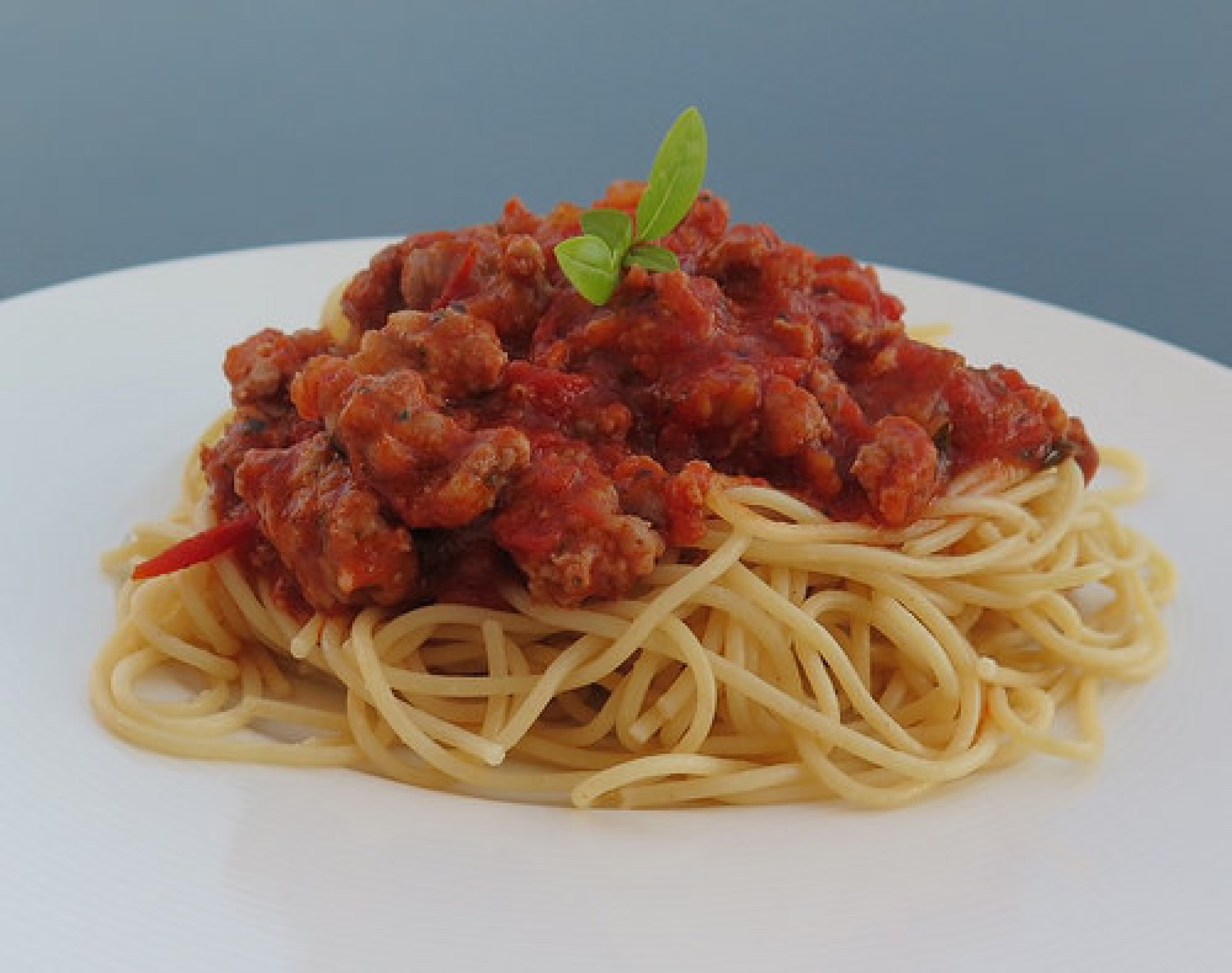 Spaghetti Sauce Tomate Saucisse Basilic Audrey Cuisine