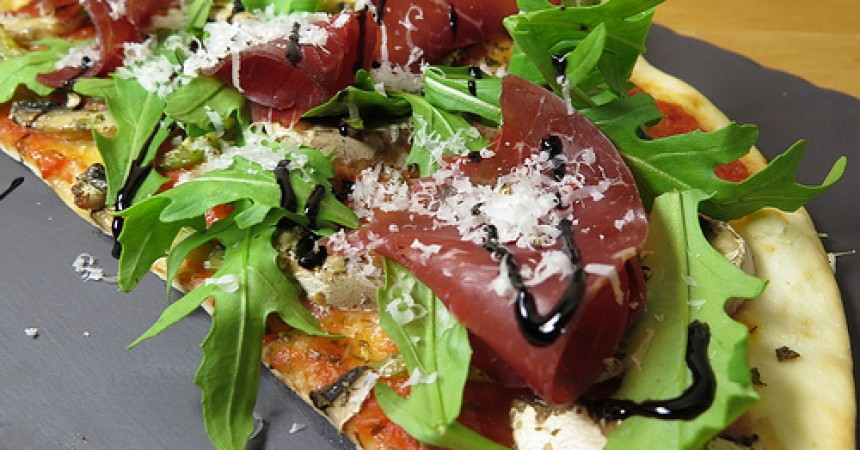 Ma pizza maison, roquette & bresaola Ma pizza maison, roquette & bresaola