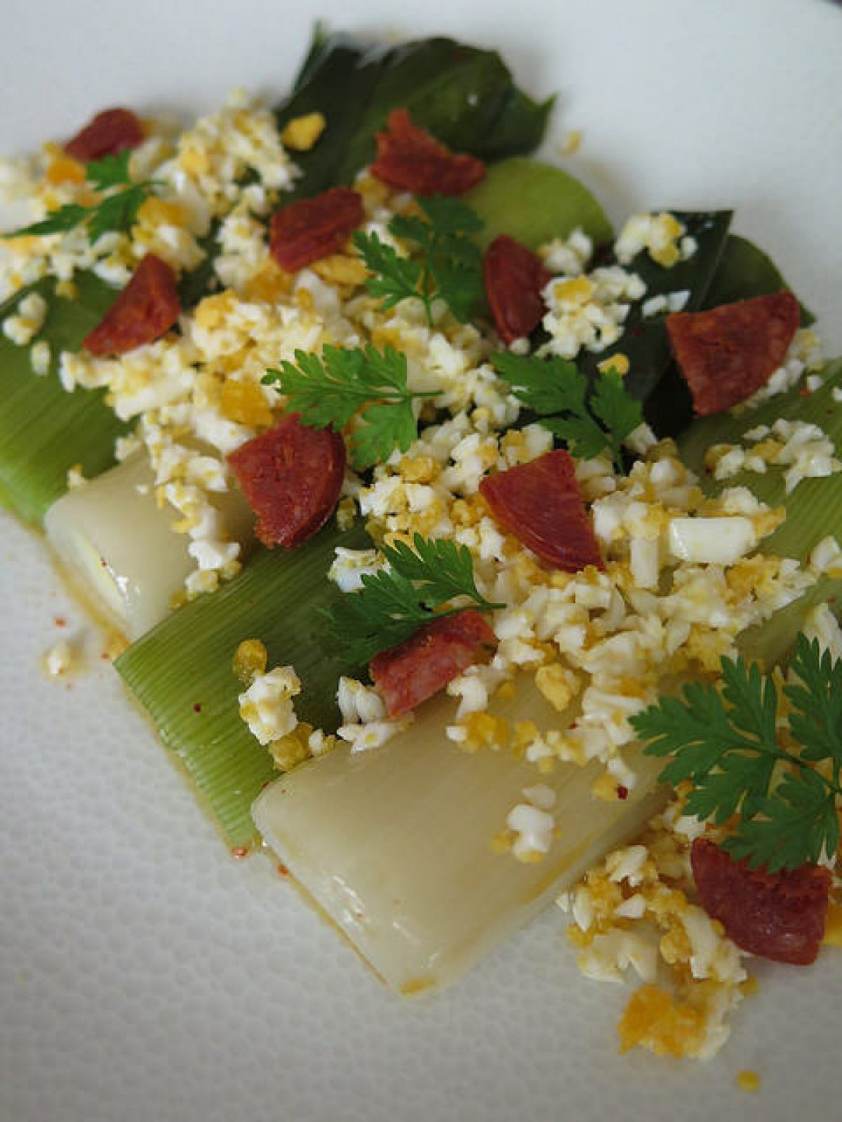 Poireaux D Hiver En Vinaigrette Au Chorizo Audrey Cuisine Poireaux D Hiver En Vinaigrette Au Chorizo Audrey Cuisine