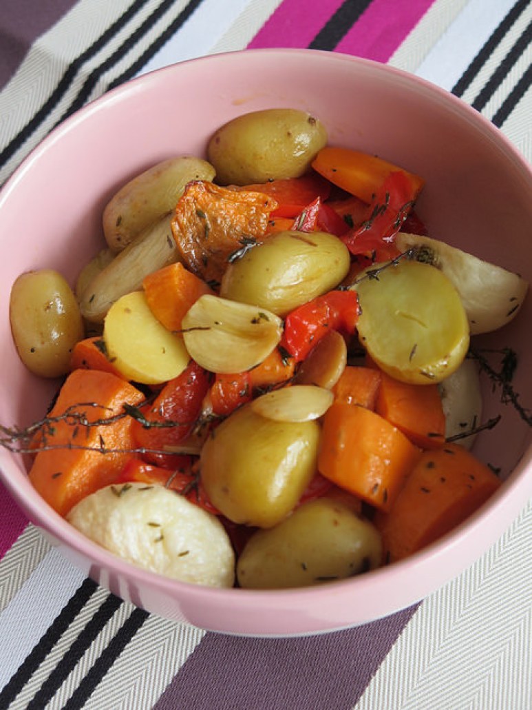 Légumes rôtis miel & huile d’olive | Audrey Cuisine