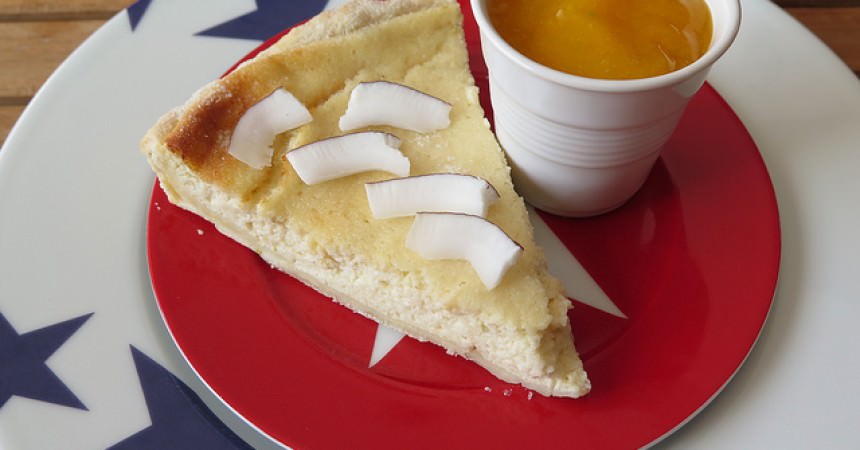 Tarte au fromage blanc & citron vert, plus raisonnable qu’un cheesecake Tarte au fromage blanc & citron vert, plus raisonnable qu’un cheesecake