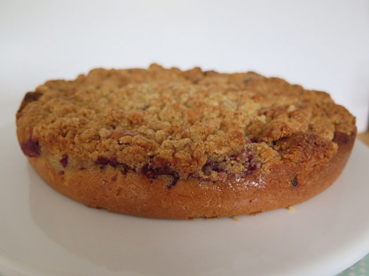 Gateau Crumble Aux Framboises Ou Crumb Cake Audrey Cuisine Gateau Crumble Aux Framboises Ou Crumb Cake Audrey Cuisine