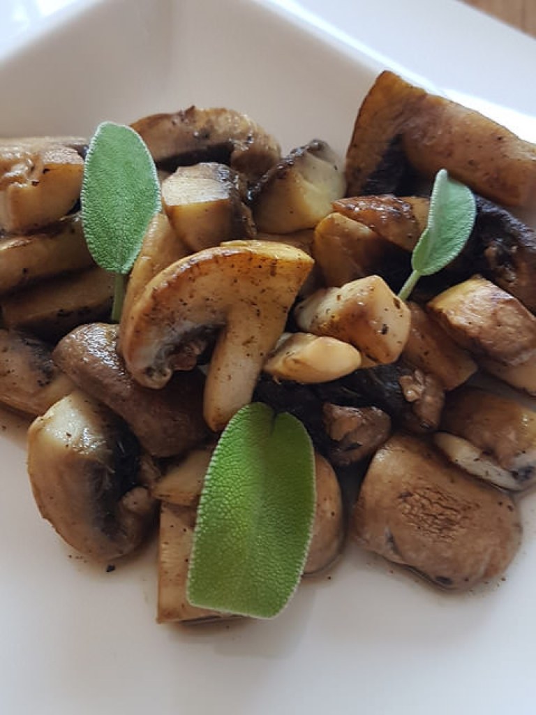 champignons plancha