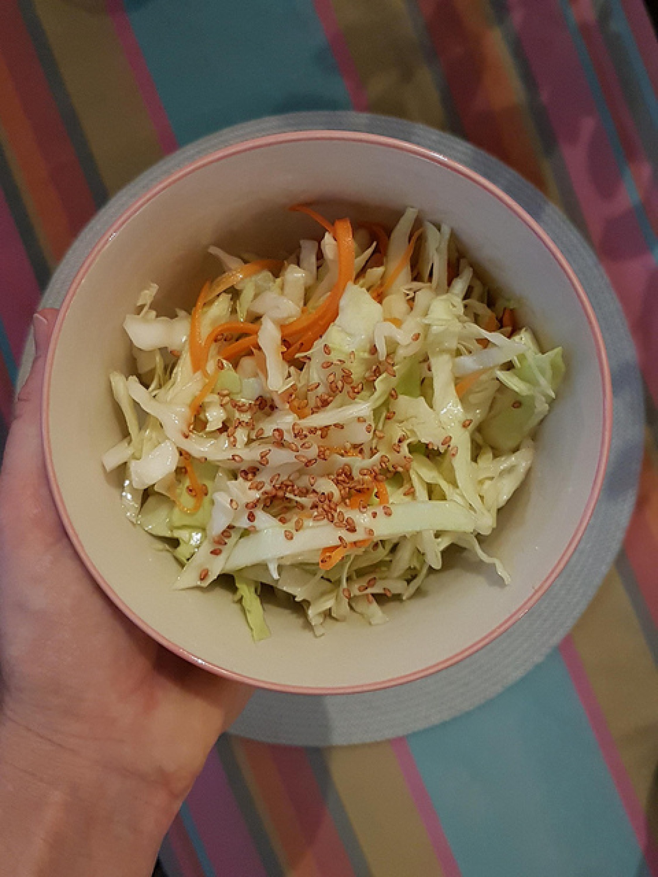 Ma p’tite salade de chou & carotte à la japonaise