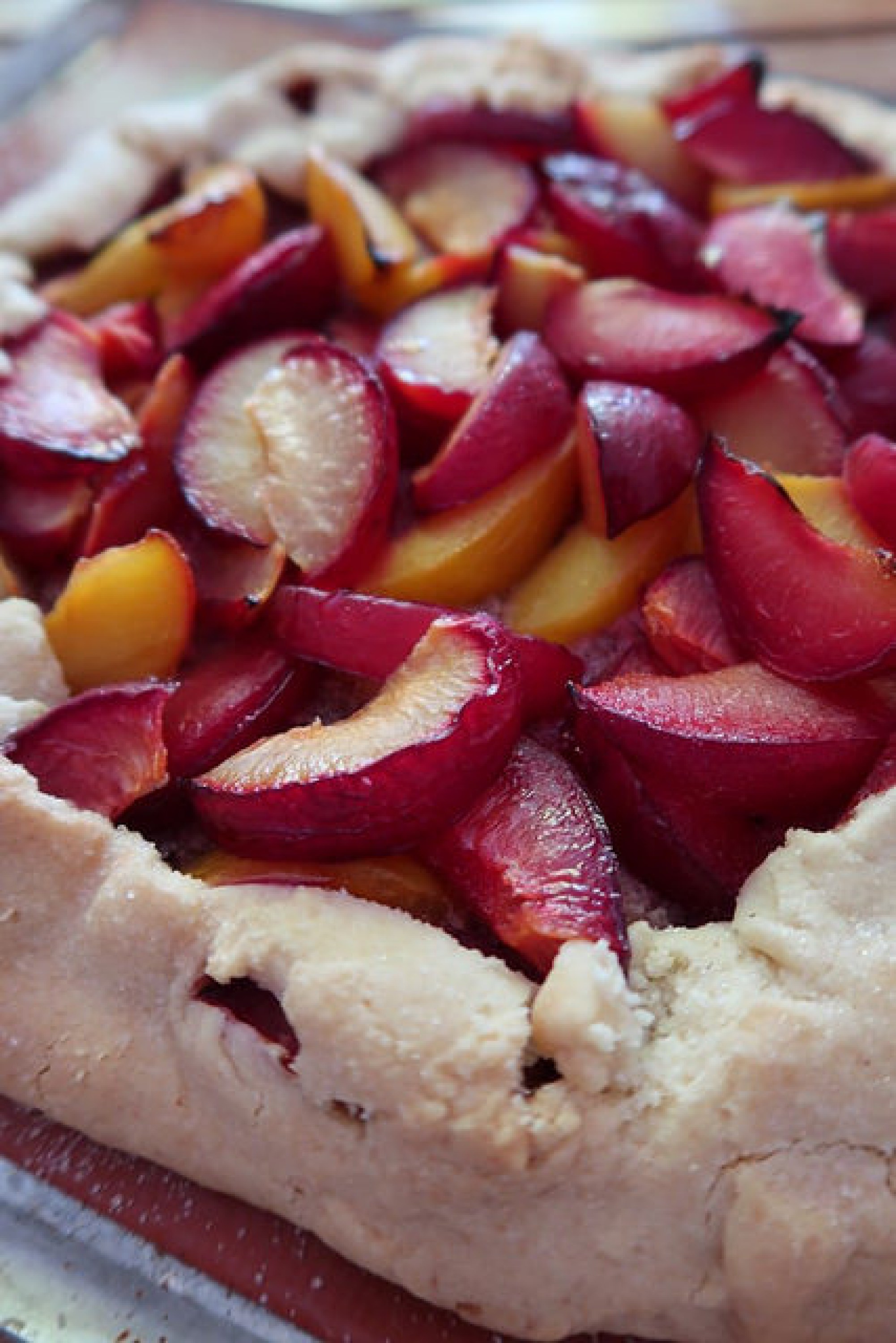 Tarte rustique aux prunes