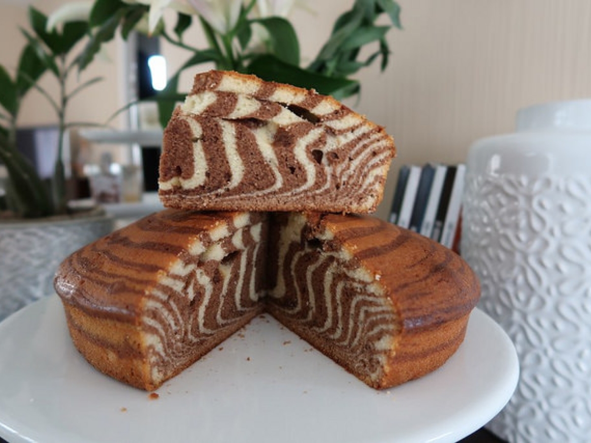Zebra Cake Le Gateau Marbre Au Chocolat Audrey Cuisine