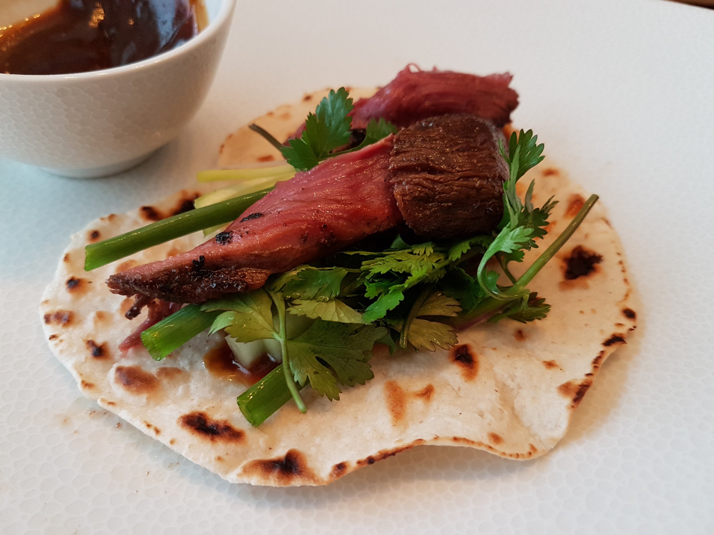 Canard laqué et crêpes chinoises