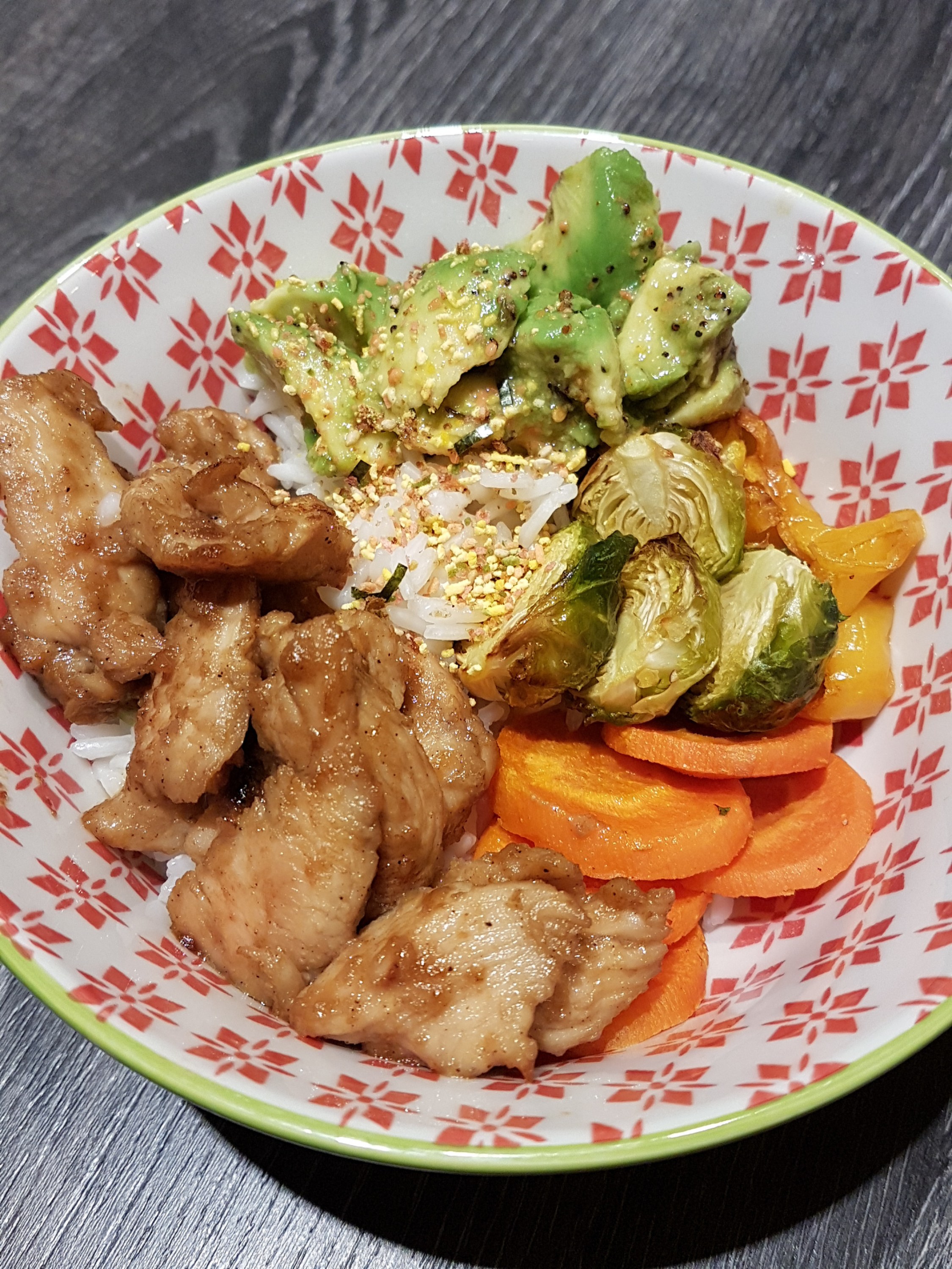 Bowl de poulet à la coréenne