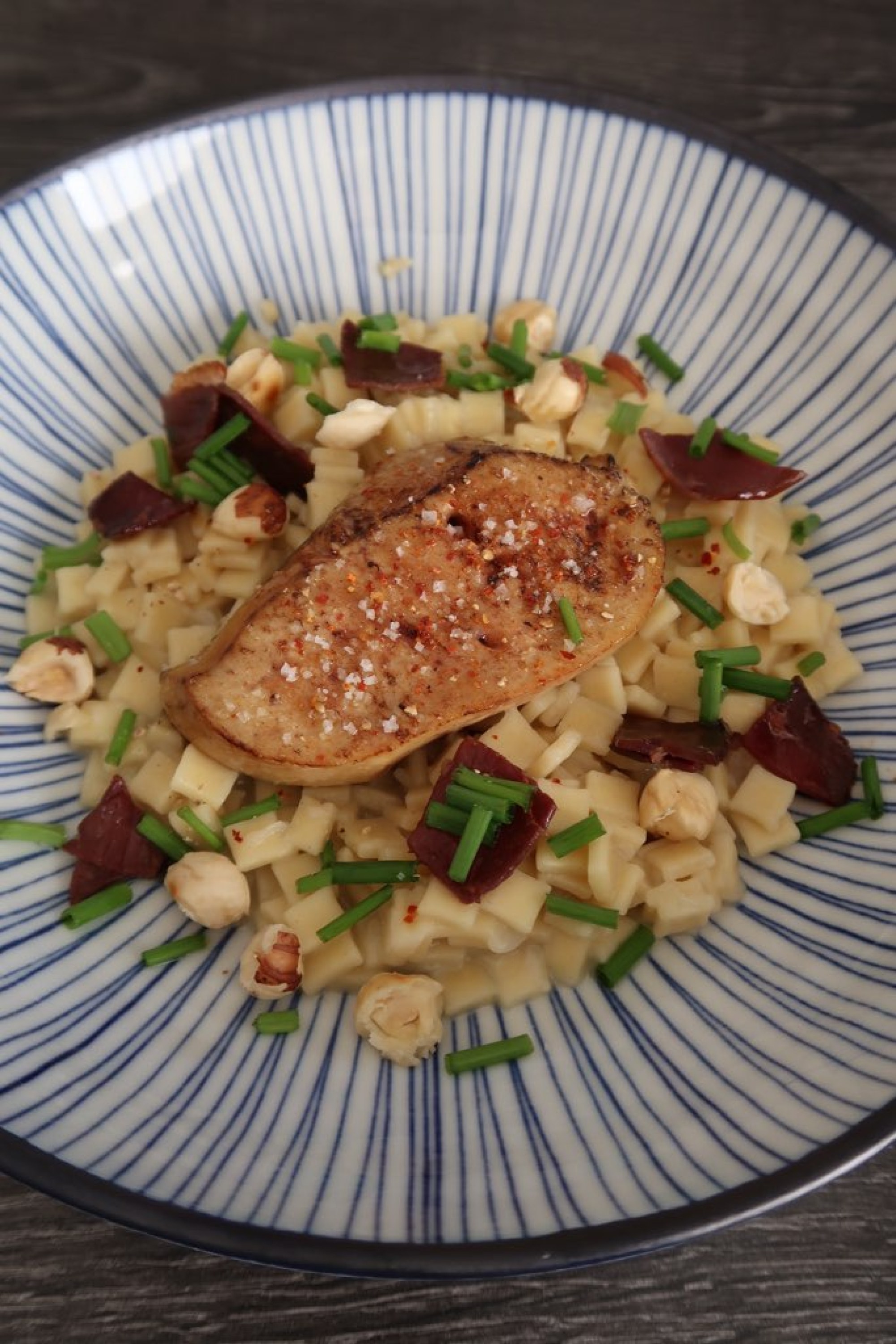 Risotto de crozets au foie gras