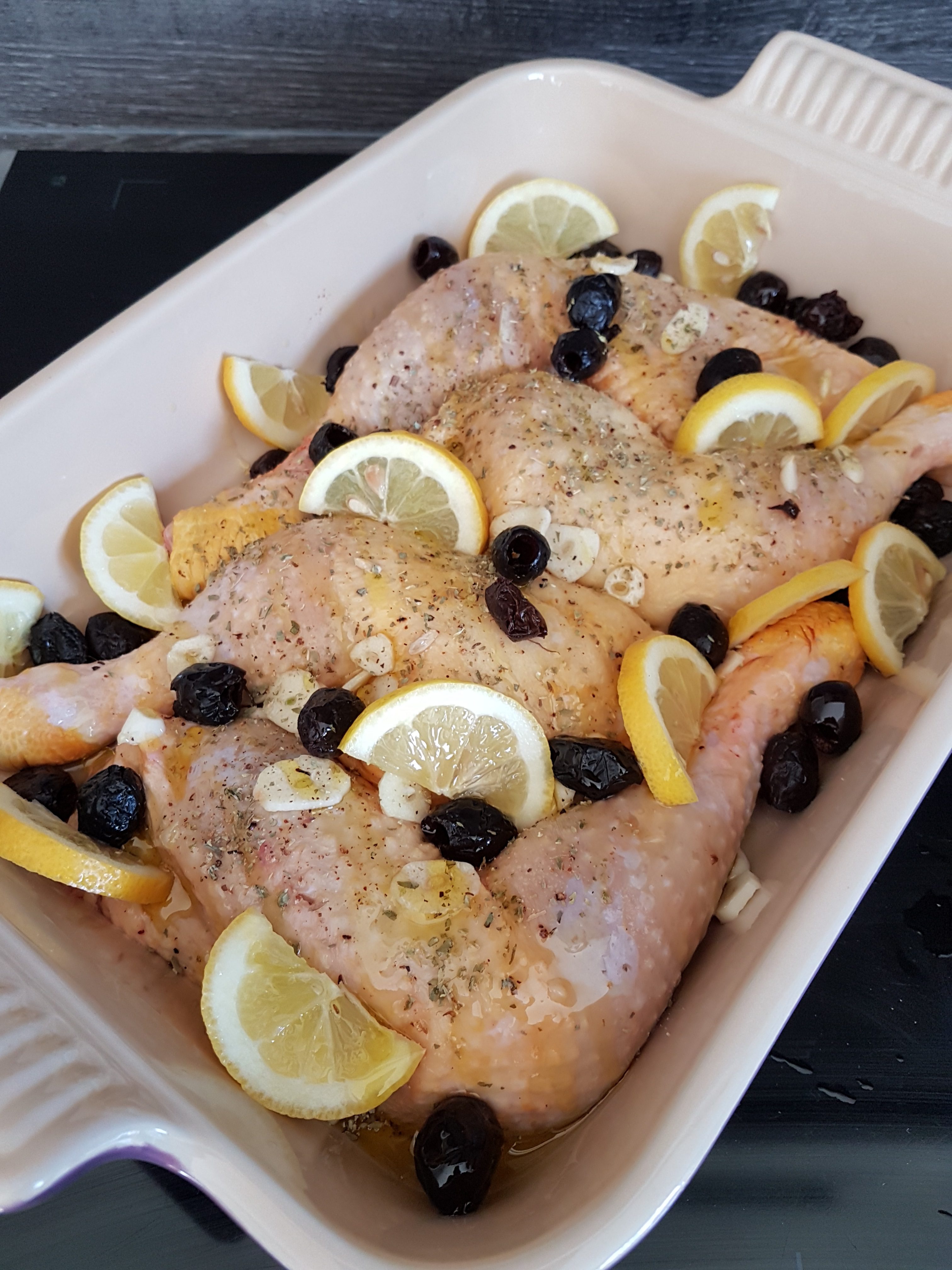 Poulet A La Grecque Au Citron Et Aux Olives Accord Mets Et Vins