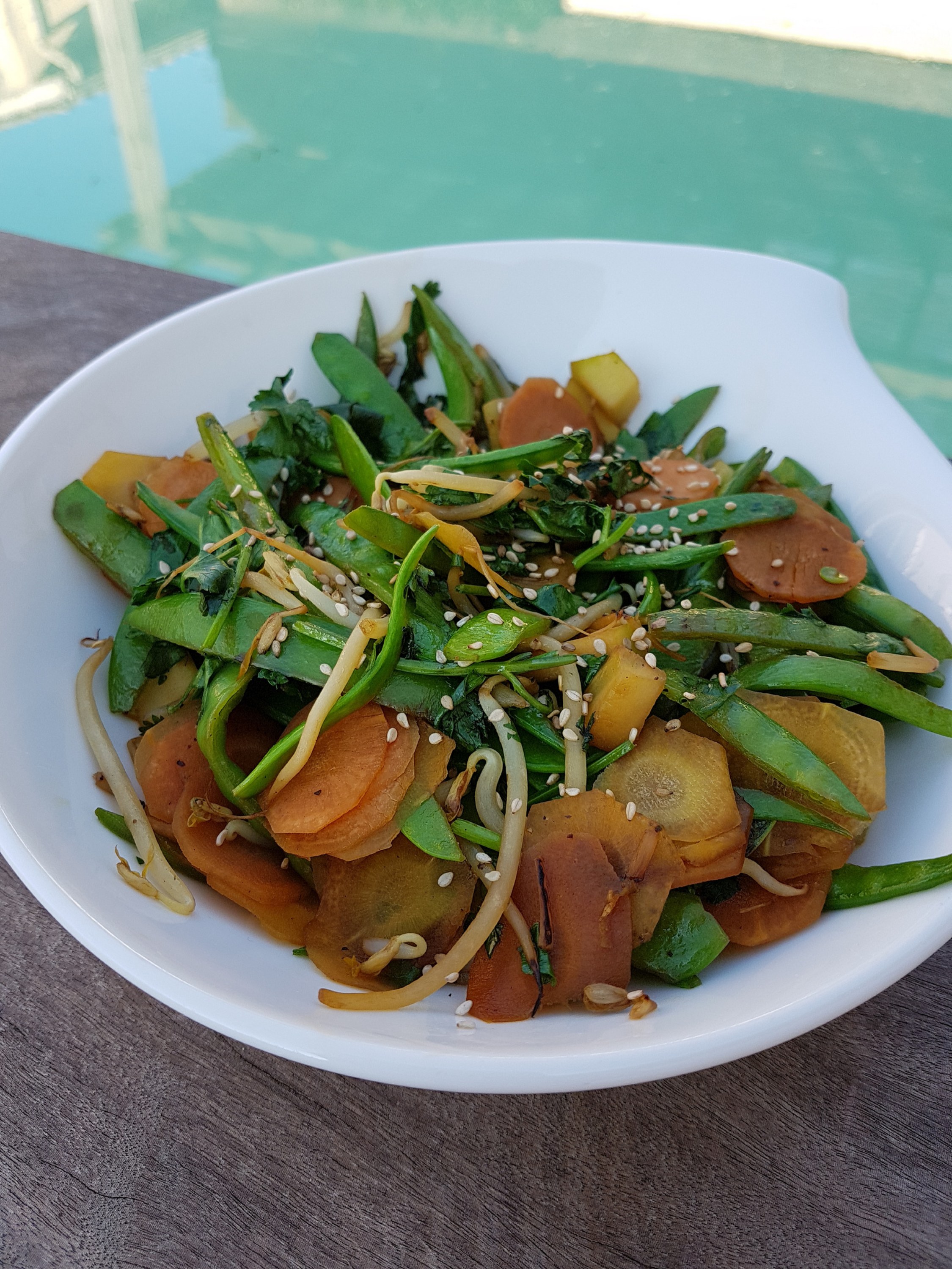 Légumes sautés au wok