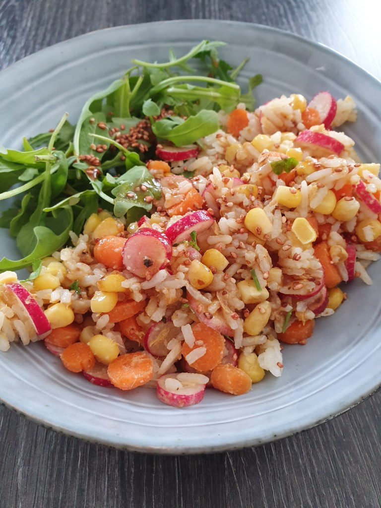 Batch cooking salade de riz