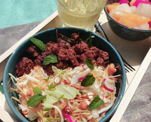 Bowl crudités boeuf