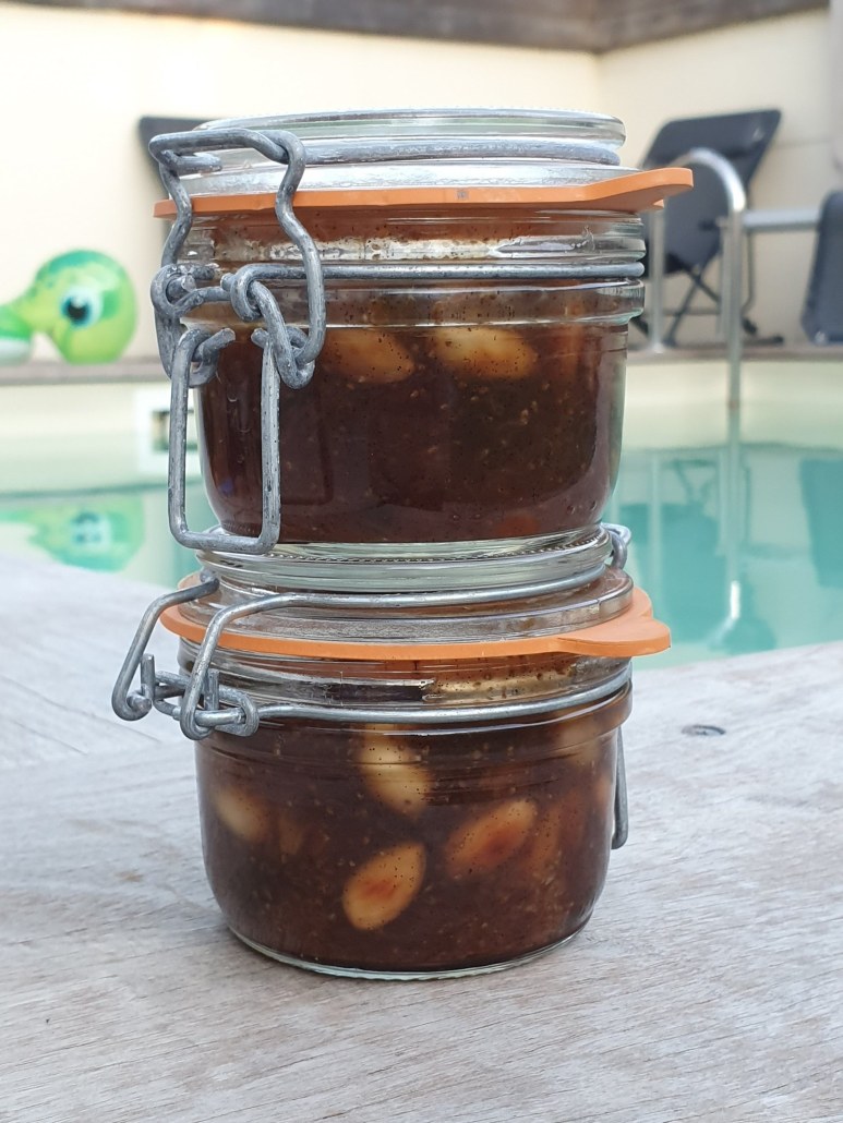 Confiture de figues blanches à la vanille et aux amandes Audrey Cuisine