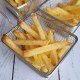 Frites cuites au blanc de boeuf